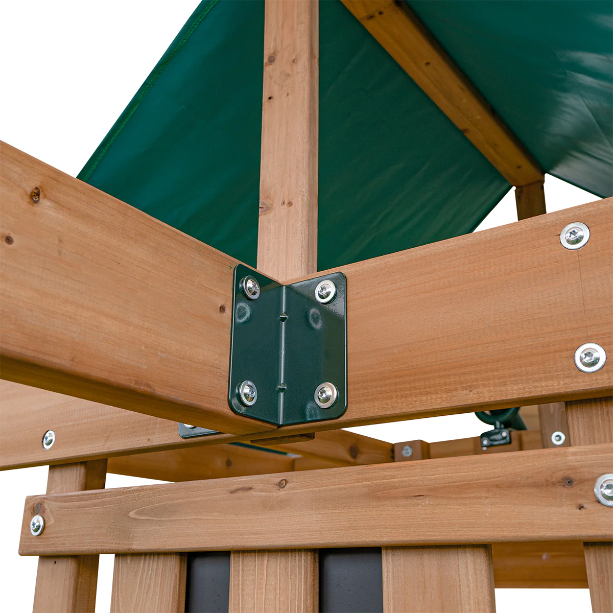 Birmingham Swing Set & Playground with 2.2m Slide (White) - Image 10