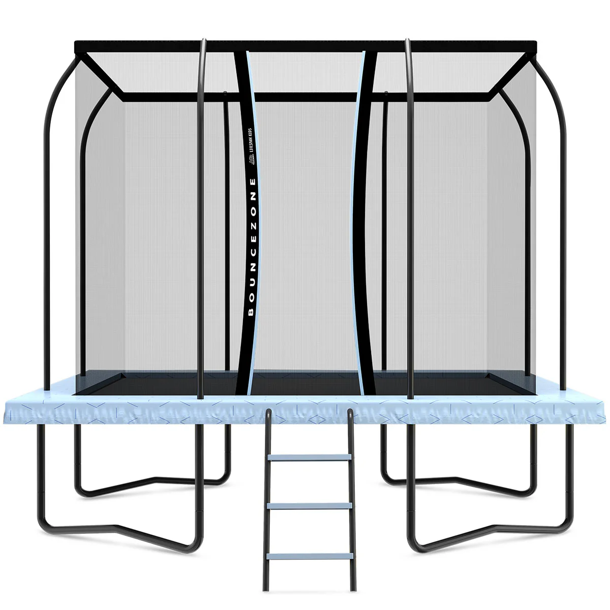 BounceZone M Rectangular Spring Trampoline Set