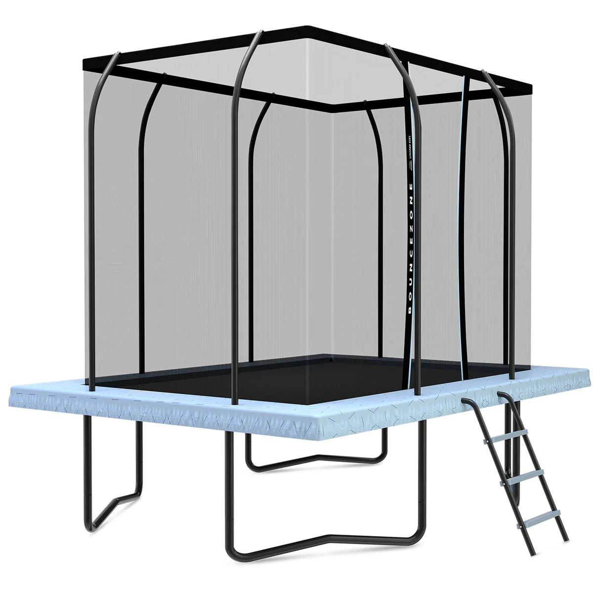 BounceZone M Rectangular Spring Trampoline Set - Image 2