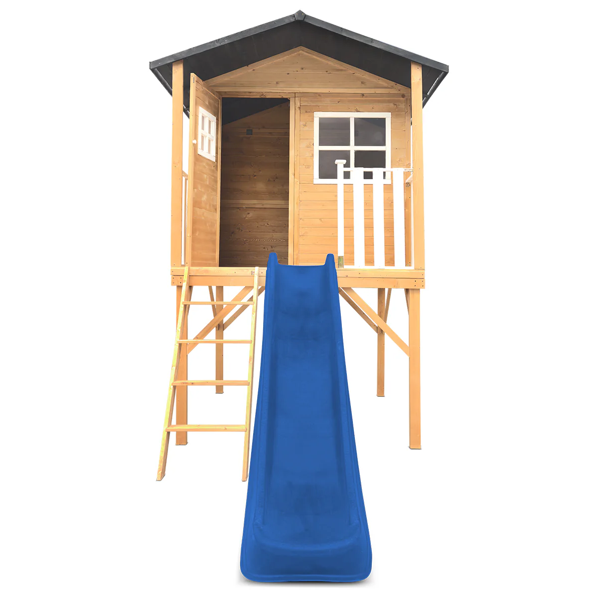 Burleigh Cubby House with 2.2m Slide (Blue) - Image 5
