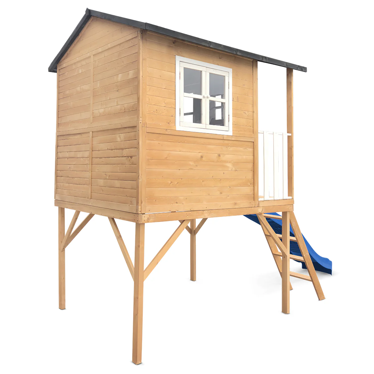 Burleigh Cubby House with 2.2m Slide (Blue) - Image 6