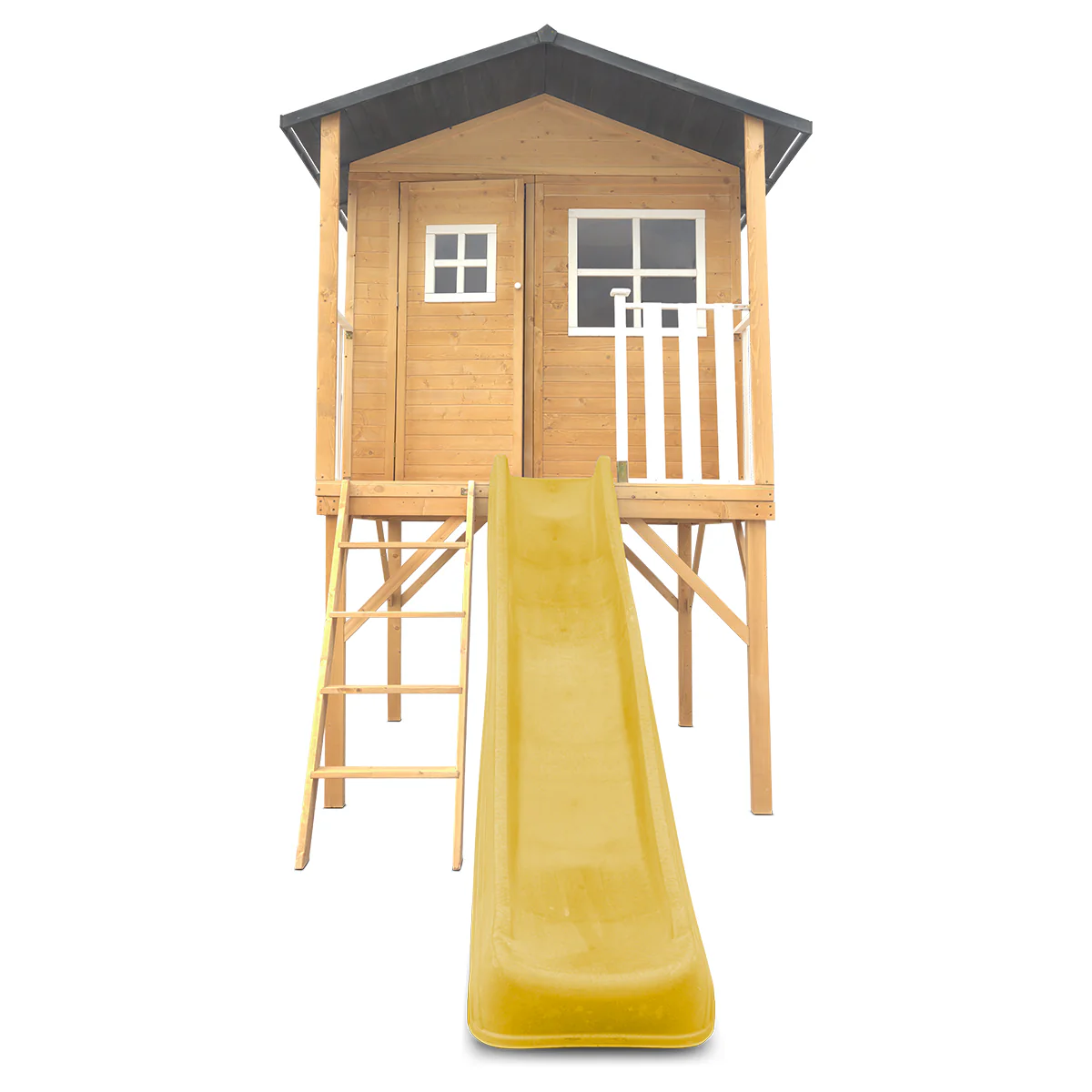 Burleigh Cubby House with 2.2m Slide (Yellow) - Image 2