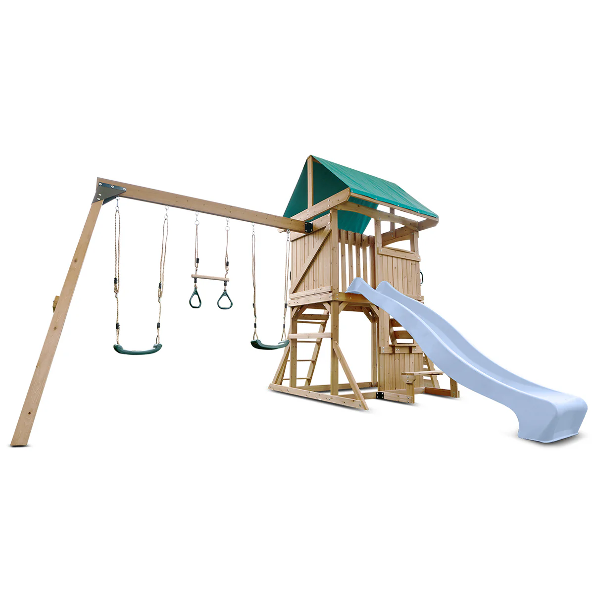 Carindale Swing Set & Playground with 2.2m Slide (Pastel Blue) - Image 10
