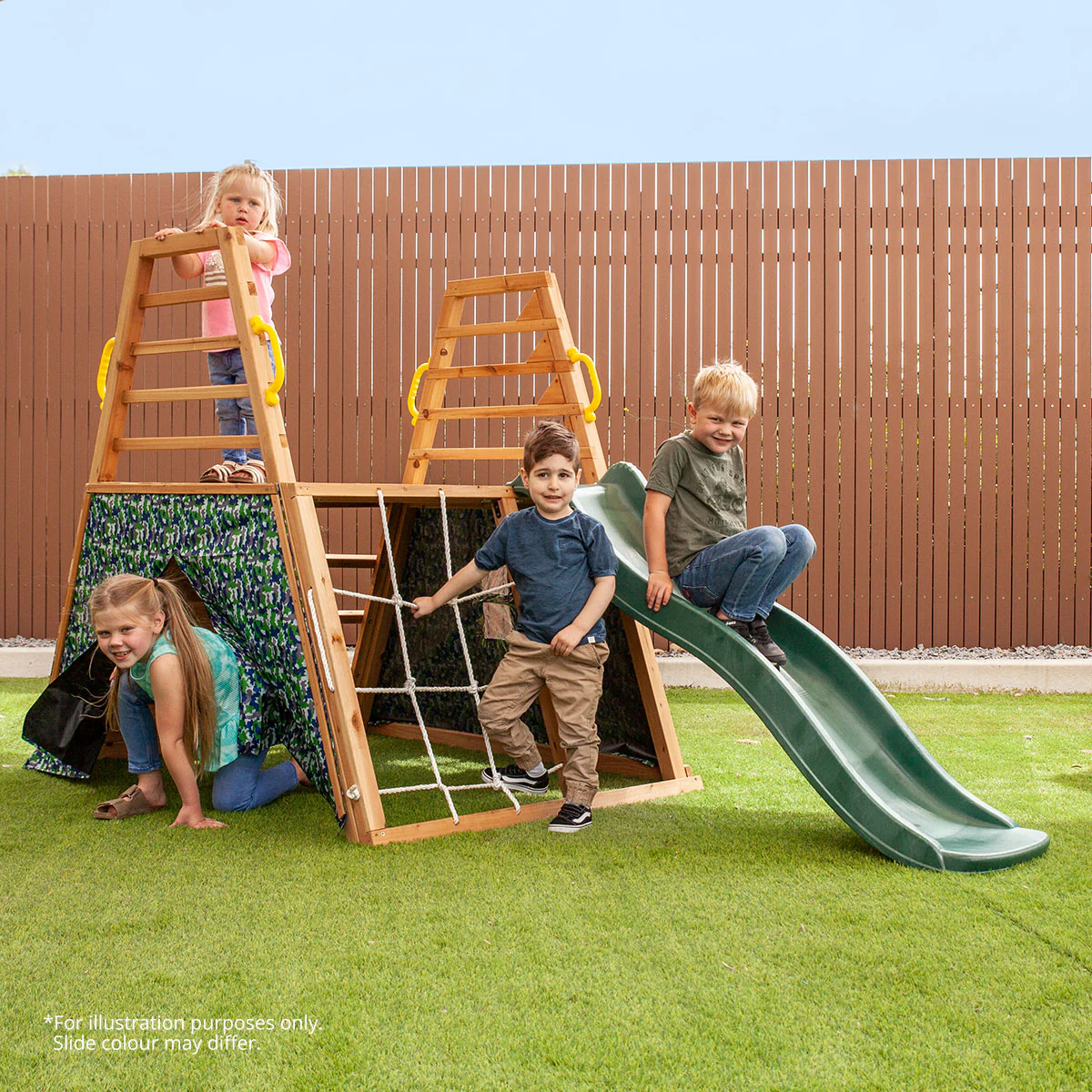 Cooper Climb &  1.8m Slide (Blue) - Image 6