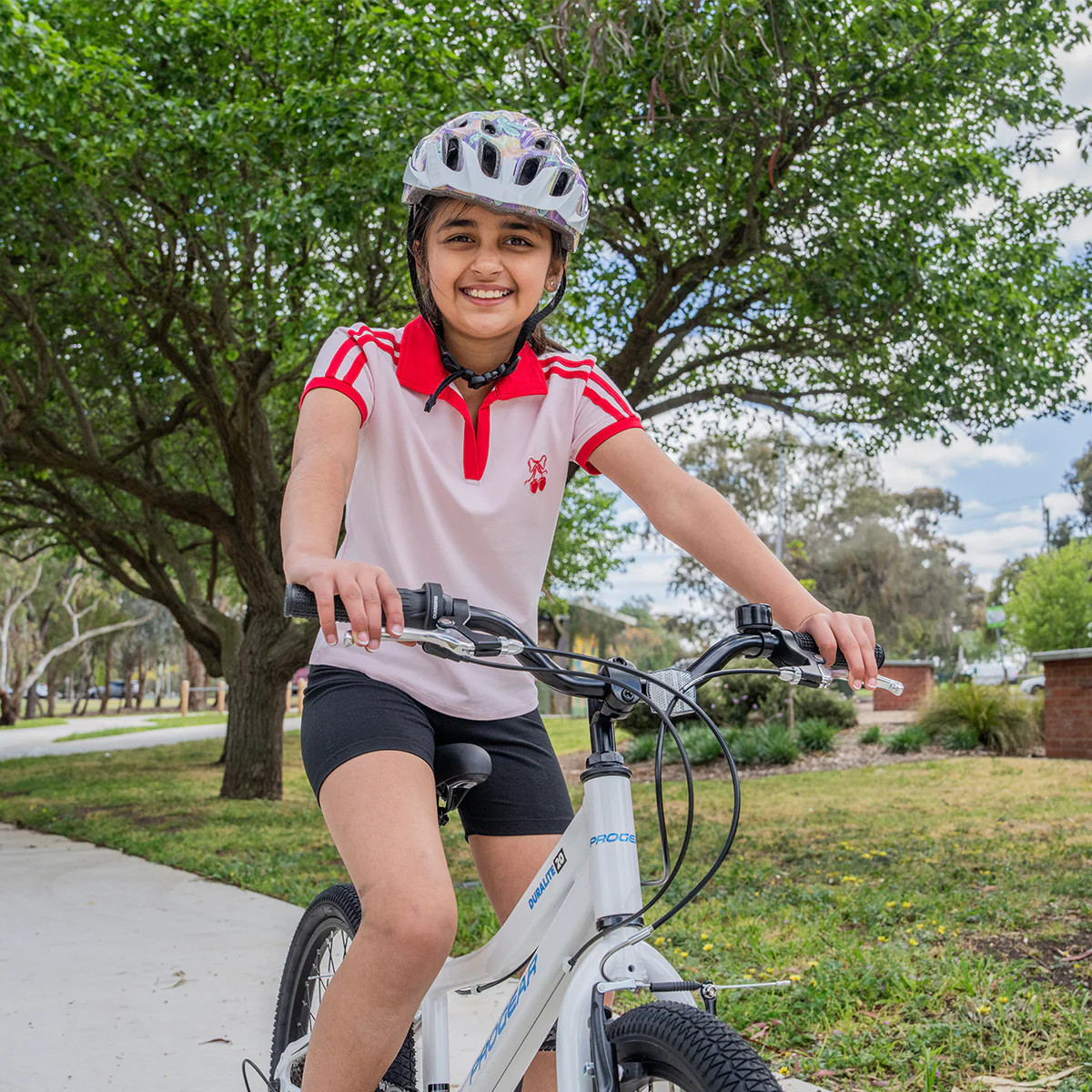 DuraLite 7 Speed Kids Bike 20" - Pearl White - Image 4