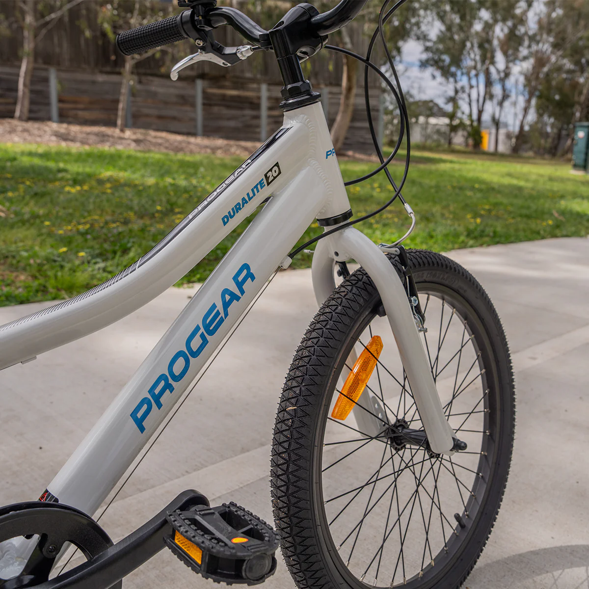 DuraLite 7 Speed Kids Bike 20" - Pearl White - Image 5