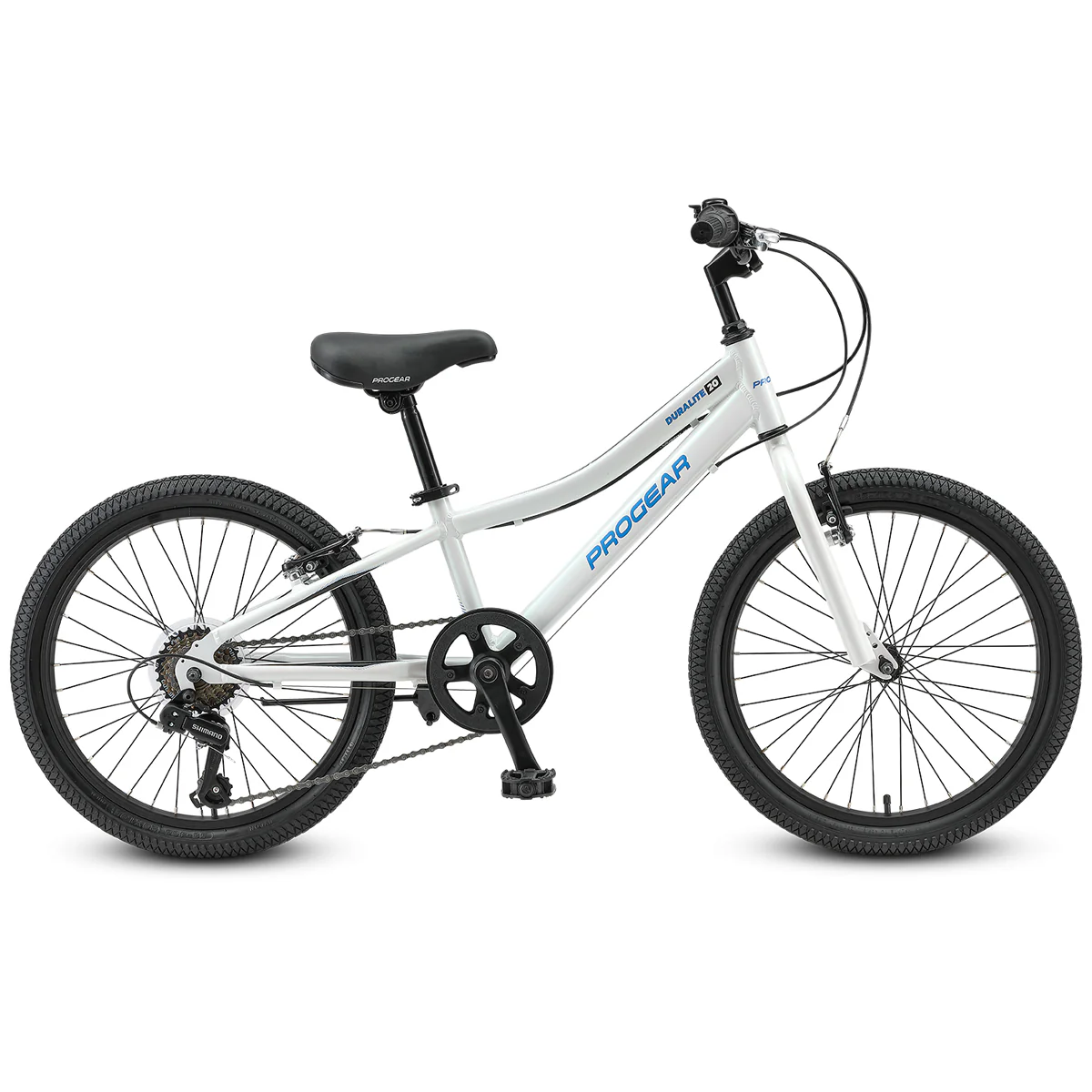 DuraLite 7 Speed Kids Bike 20" - Pearl White - Image 7