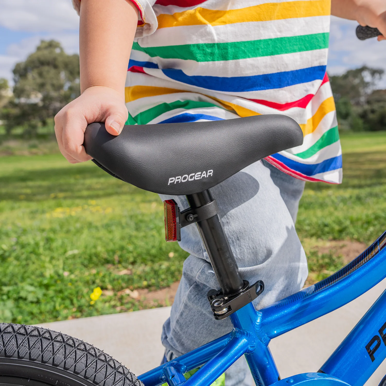 DuraLite Kids Bike 16" - Azure Blue - Image 5