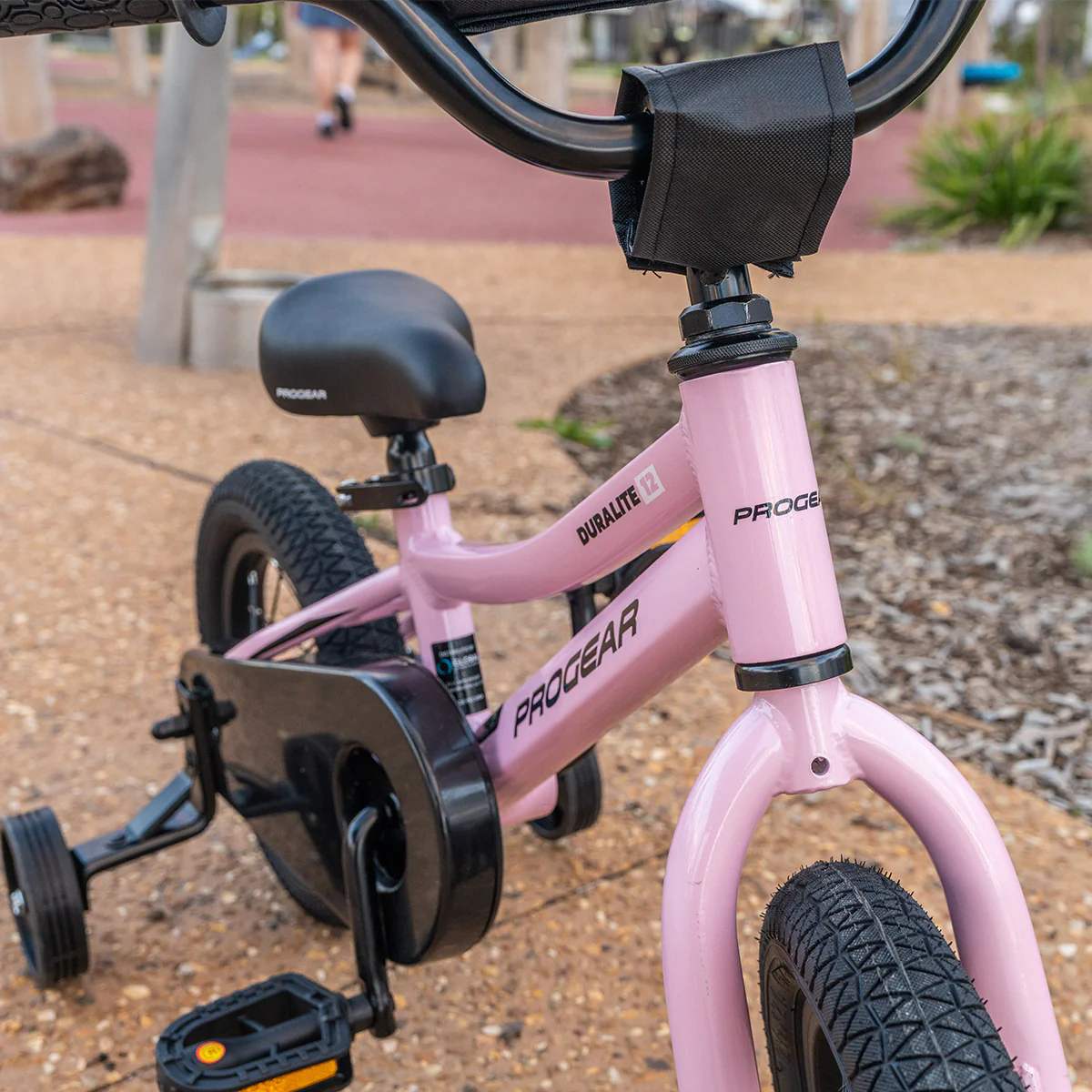 DuraLite Kids Bike 12" - Baby Pink - Image 6