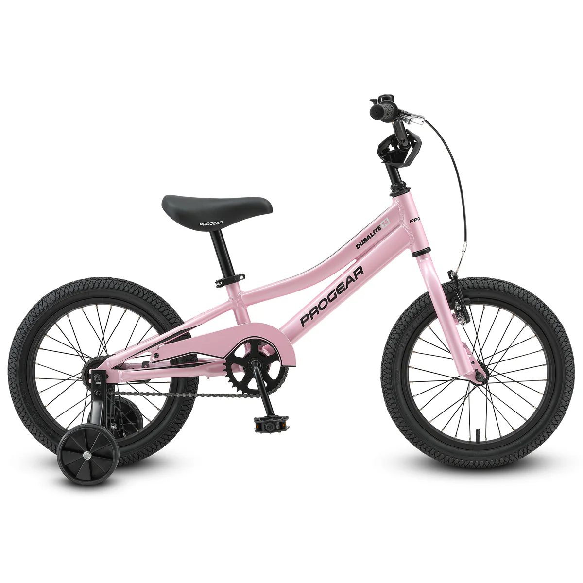 DuraLite Kids Bike 16" - Baby Pink - Image 5