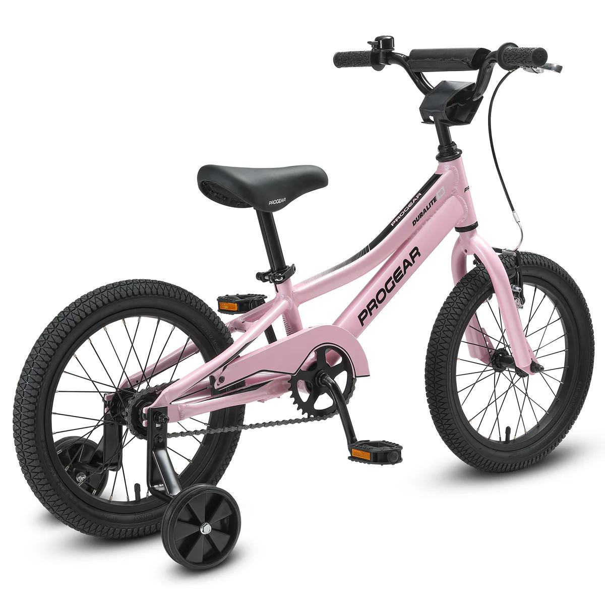 DuraLite Kids Bike 16" - Baby Pink - Image 6
