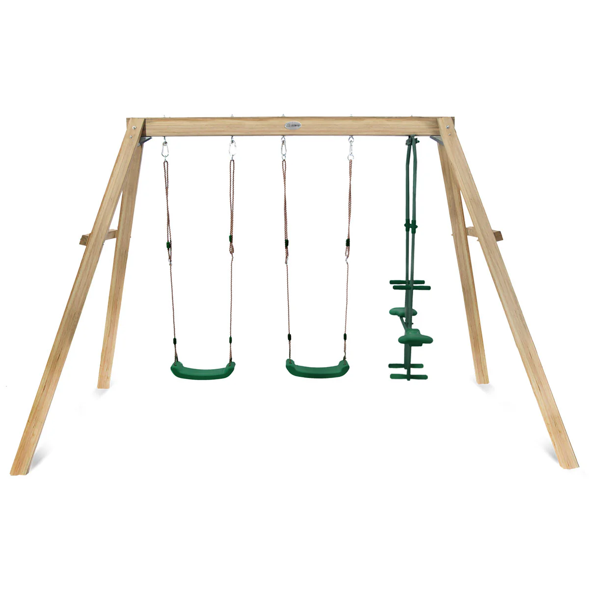 Forde 3-Station Timber Swing Set - Image 3