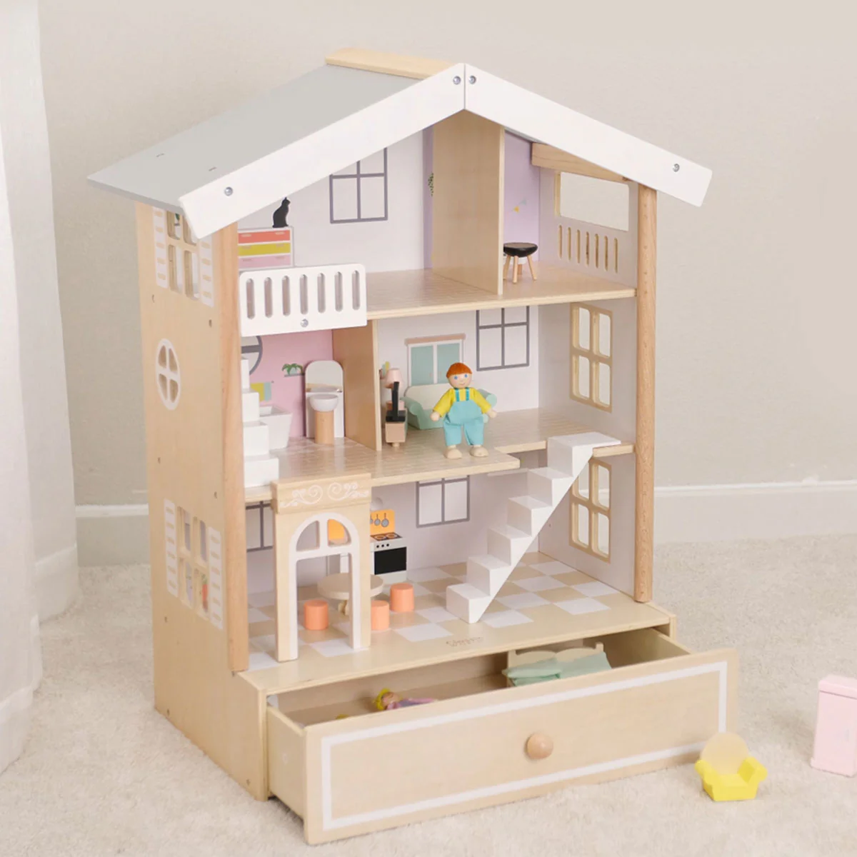 Happy Villa Dollhouse by Classic World - Image 4