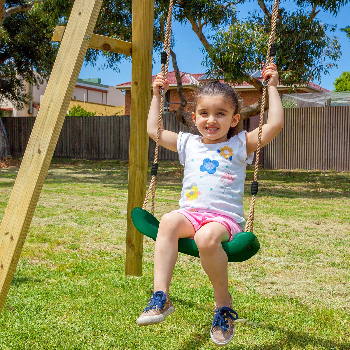 Holt 2-Station Timber Swing Set - Image 3