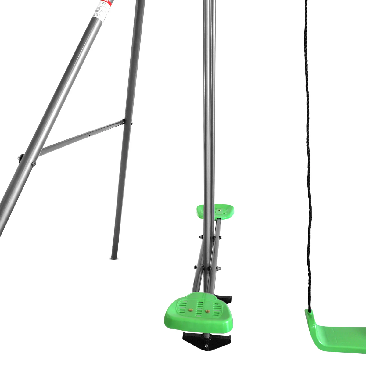 Lynx Metal Swing Set with Slide - Image 8
