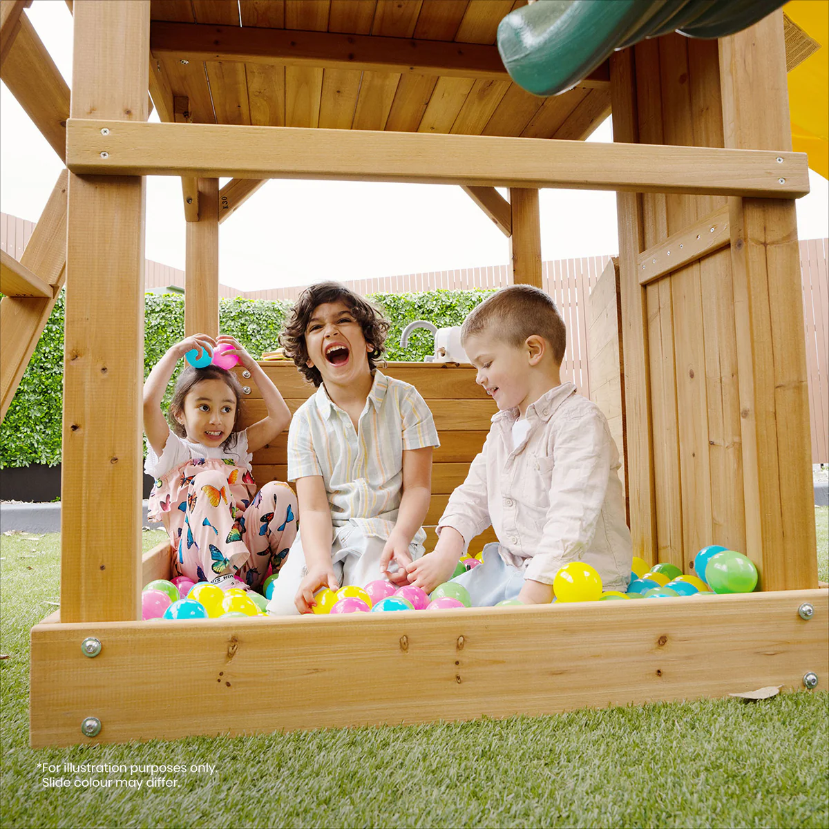 Montrose Swing Set & Playground with 2.2m Slide (Green) - Image 10