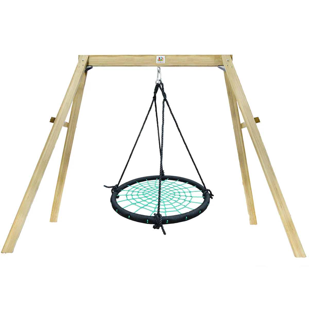 Oakley Swing Set with 1.2m Spidey Web Swing - Image 3