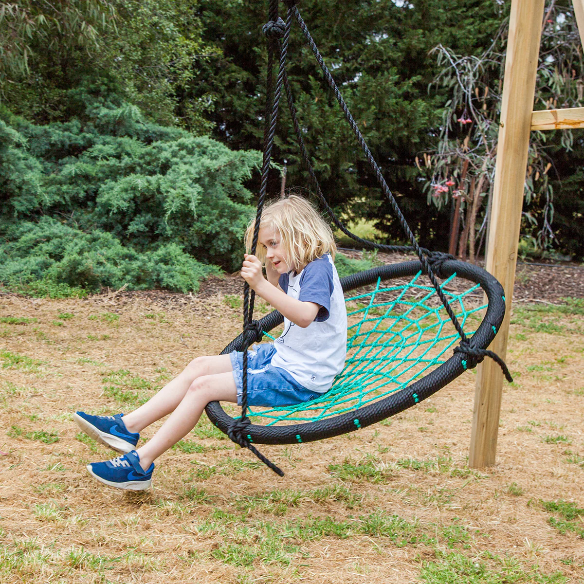 Oakley Swing Set with 1.2m Spidey Web Swing - Image 6