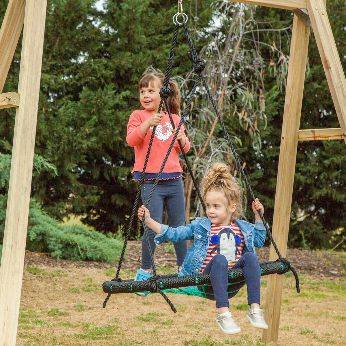 Oakley Swing Set with 1m Spidey Web Swing - Image 4