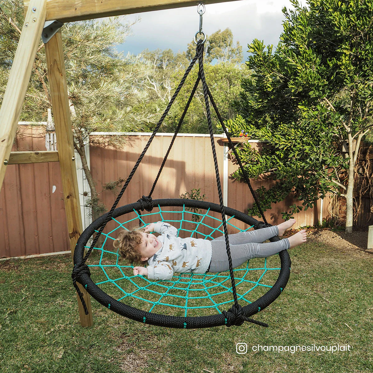 Oakley Swing Set with 1m Spidey Web Swing - Image 8