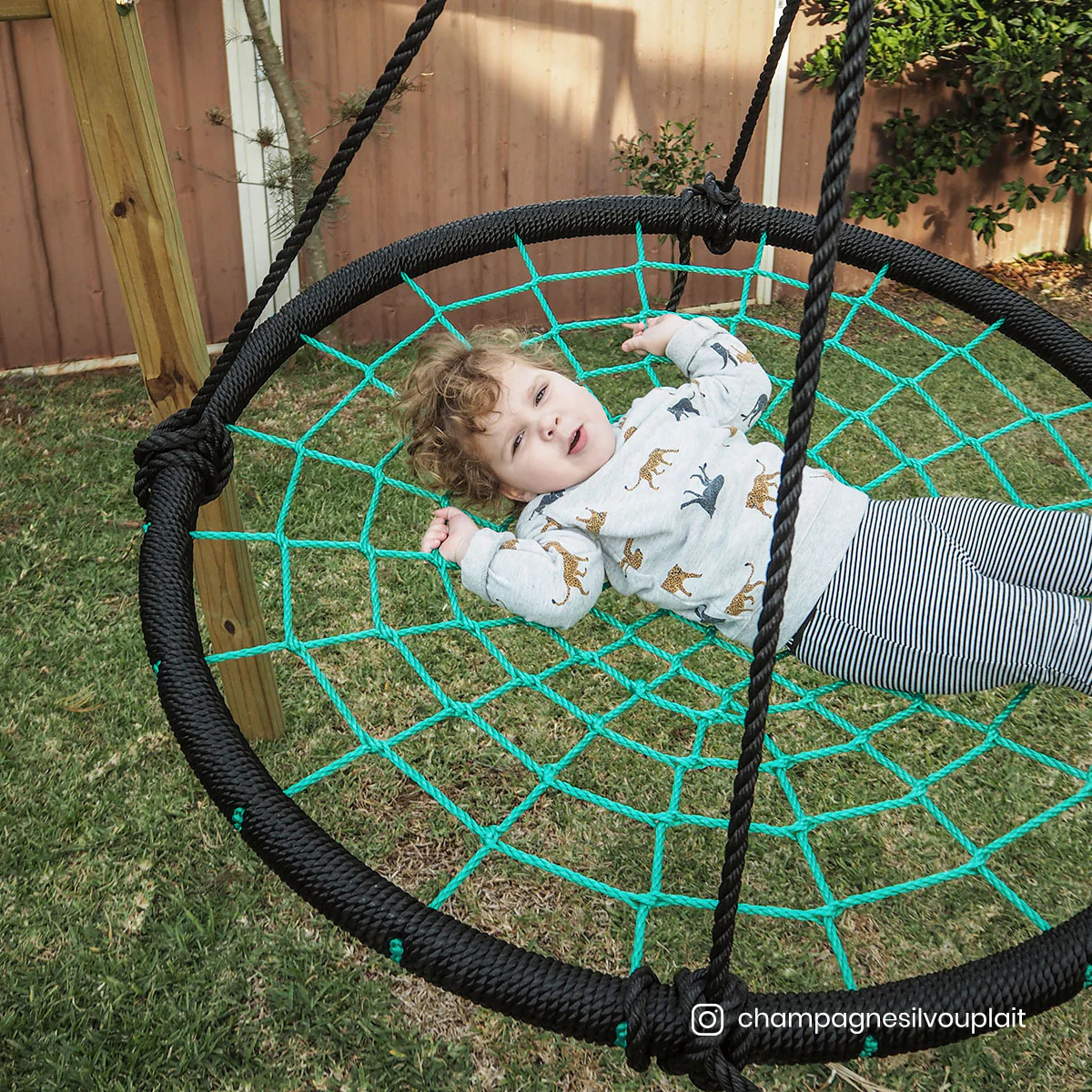 Oakley Swing Set with 1m Spidey Web Swing - Image 9