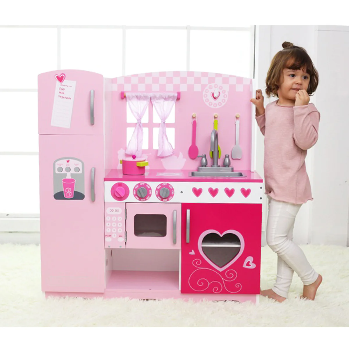 Pink Play Kitchen by Classic World - Image 4