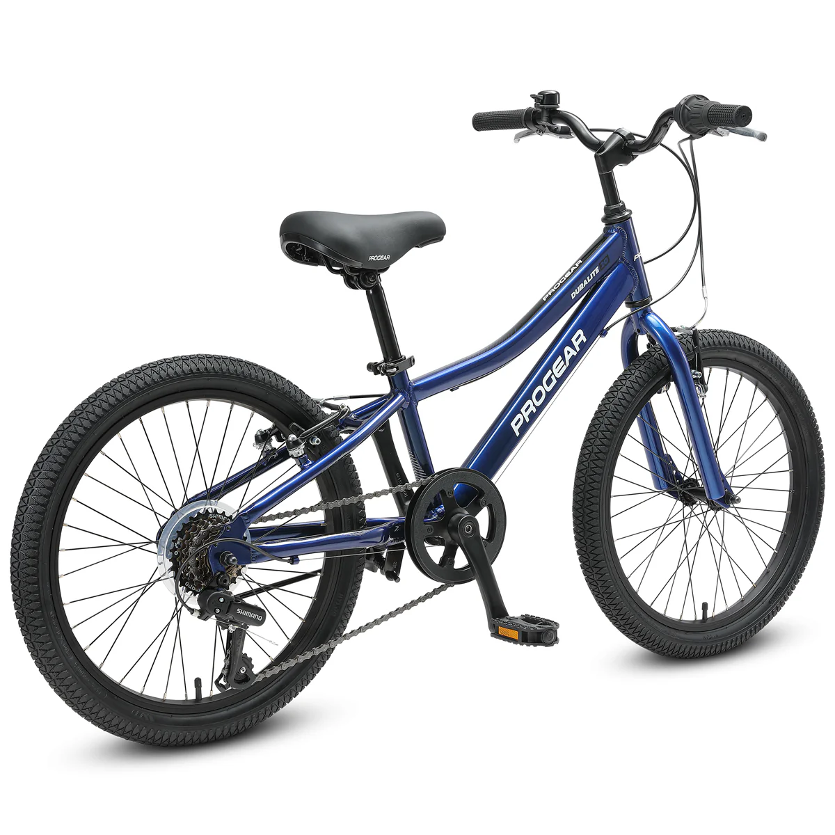 DuraLite 7 Speed Kids Bike 20" - Royal Blue - Image 8