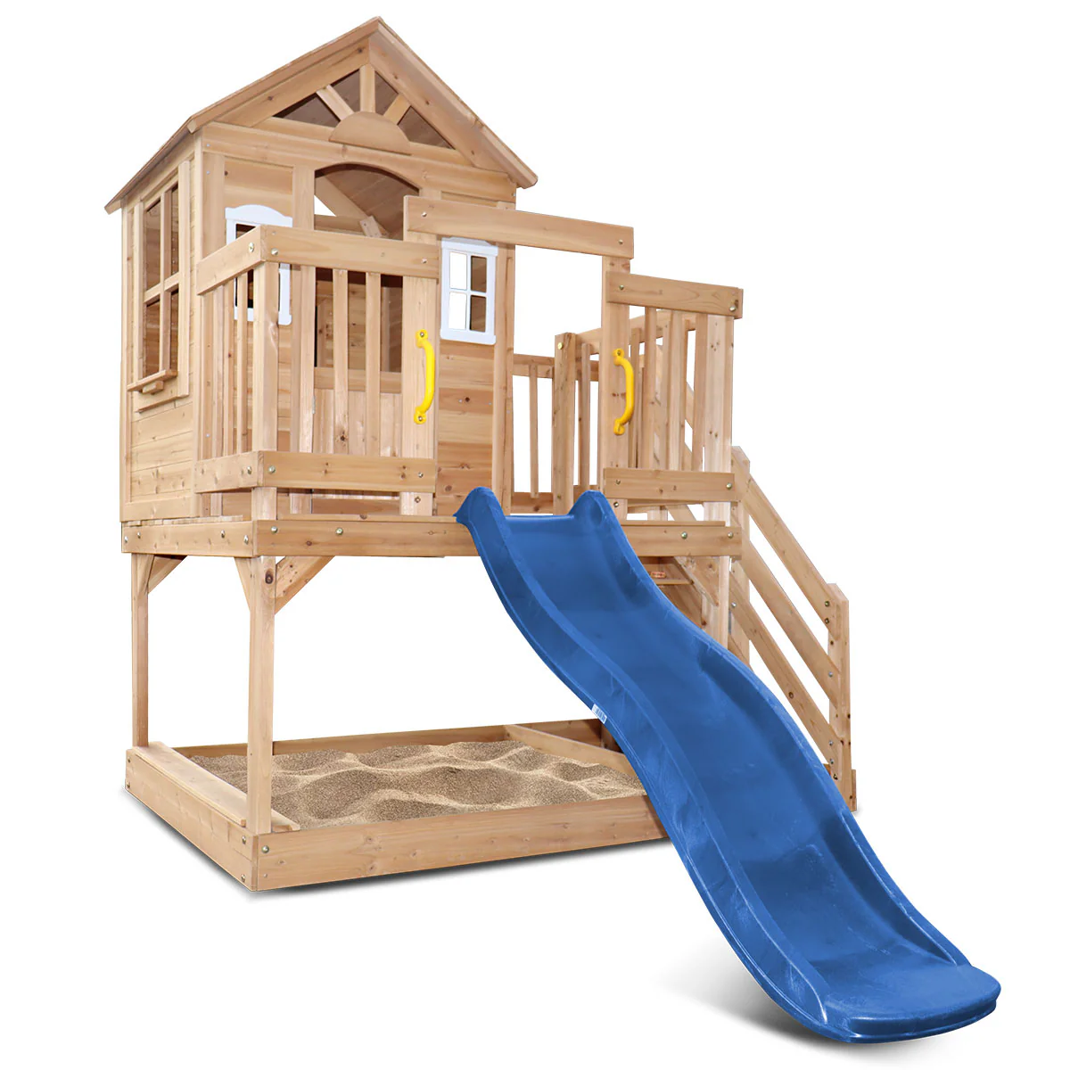 Silverton Cubby House with 1.8m Slide (Blue) - Image 3