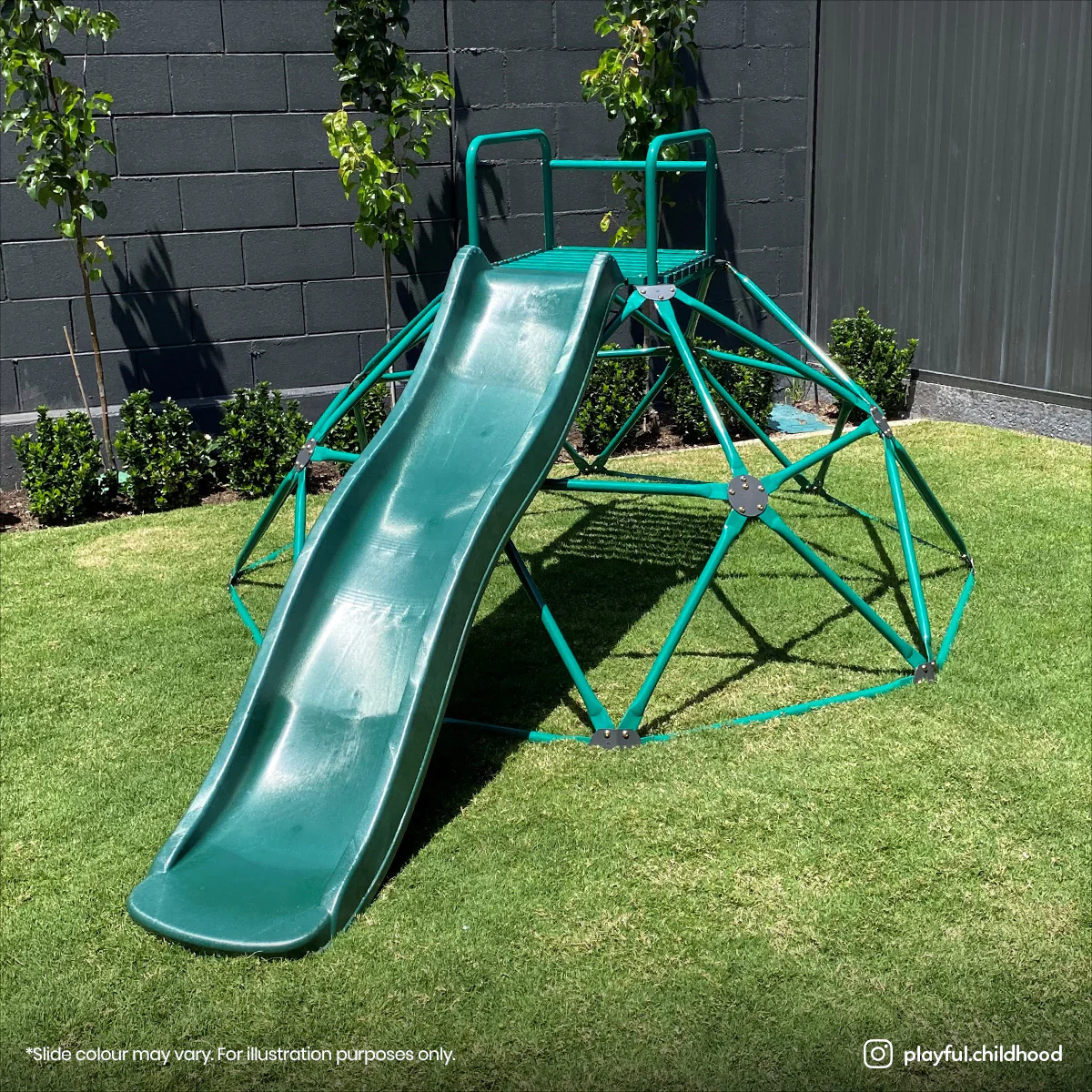 Summit 2.0m Dome Climber + 1.8m Blue Slide - Image 3