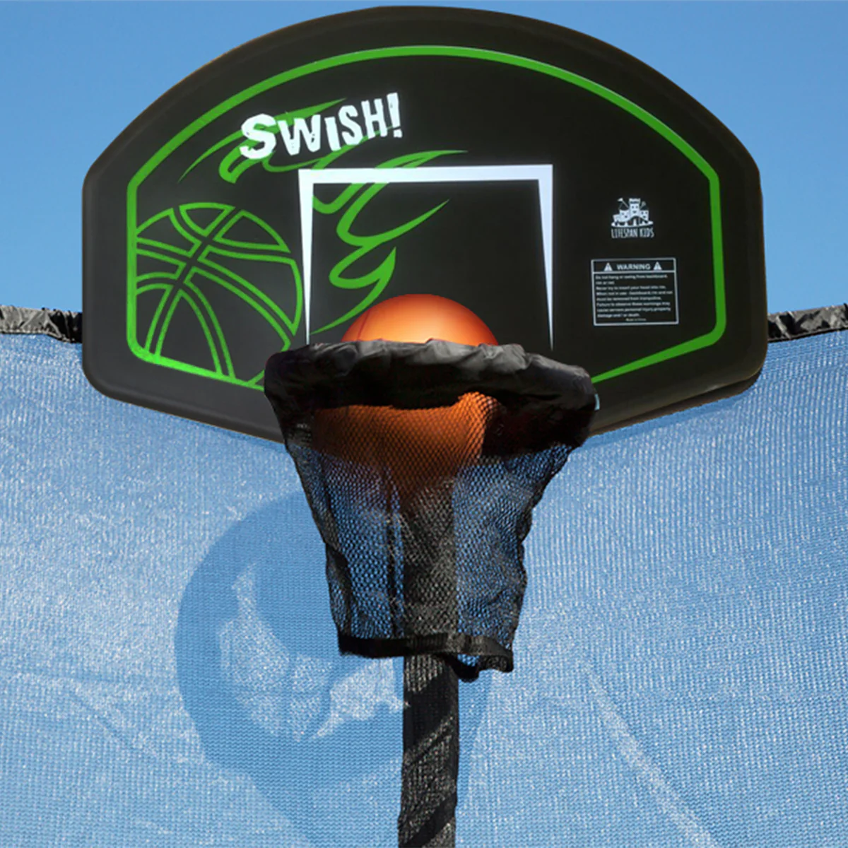 Swish Trampoline Basketball Ring (HyperJump P/2/3/4 Compatible) - Image 4