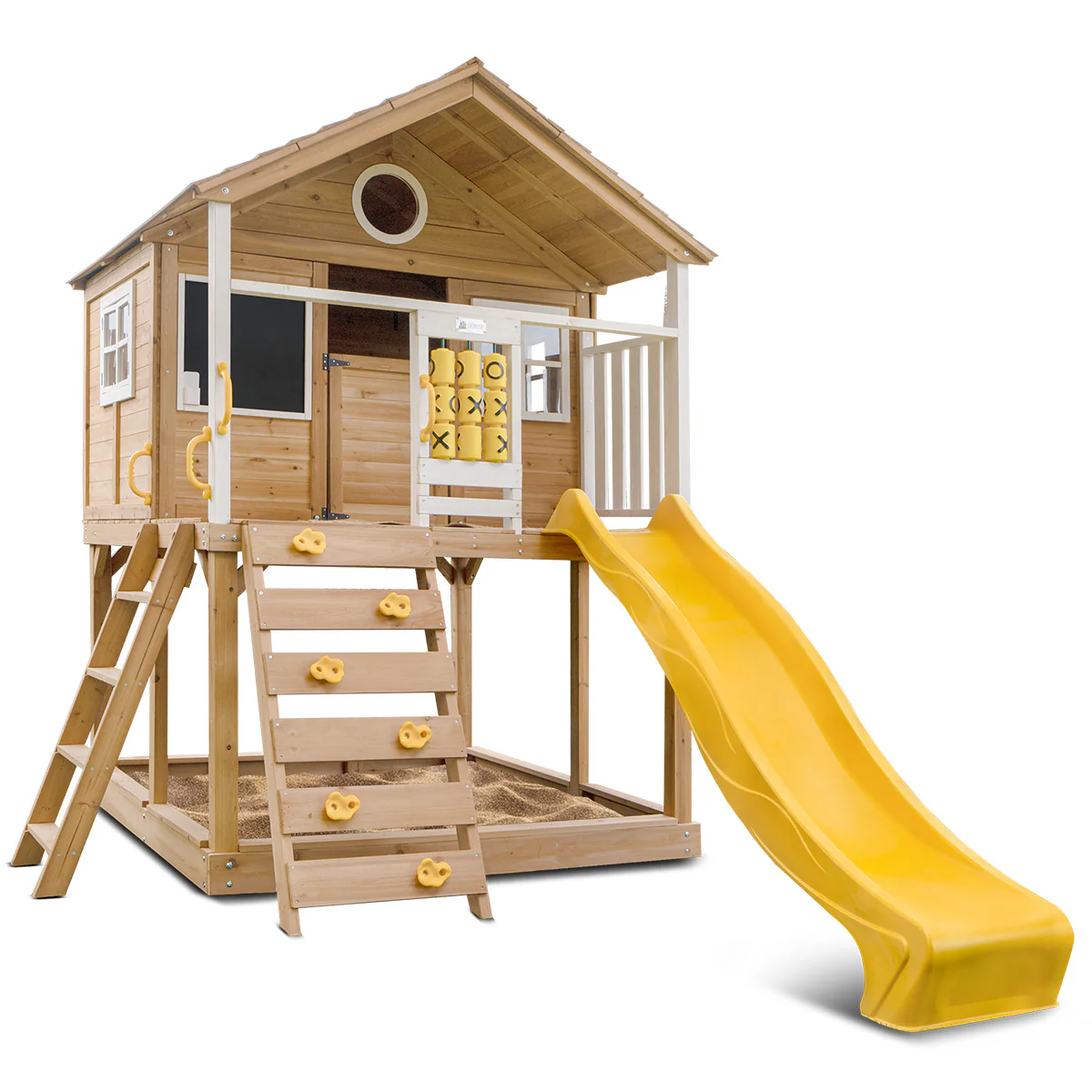 Warrigal Cubby House with Yellow Slide - Image 11