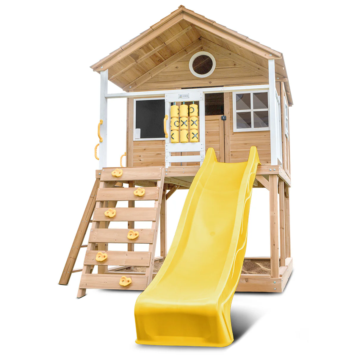 Warrigal Cubby House with Yellow Slide - Image 13