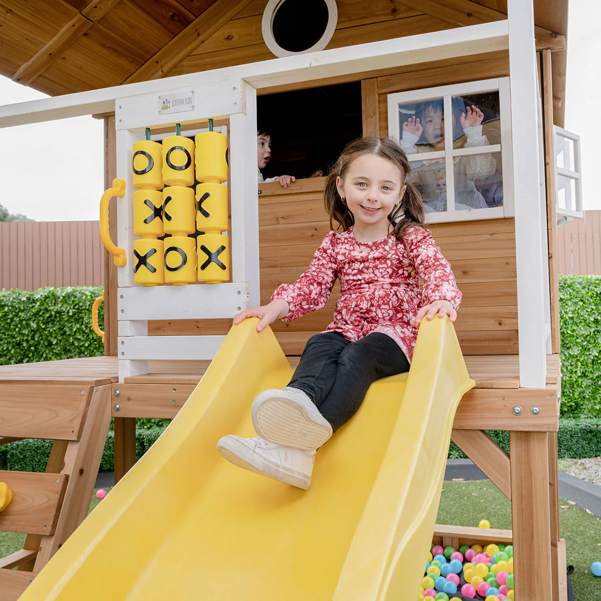 Warrigal Cubby House with Yellow Slide - Image 5